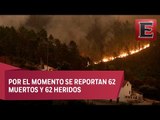 Despliegan a más de dos mil bomberos luchan para sofocar incendio en Portugal