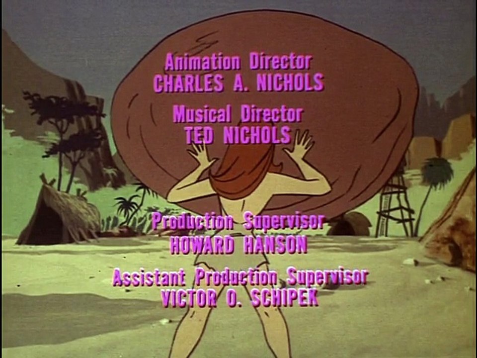 1967 Moby Dick and Mighty Mightor End Credits with HB Box Logo