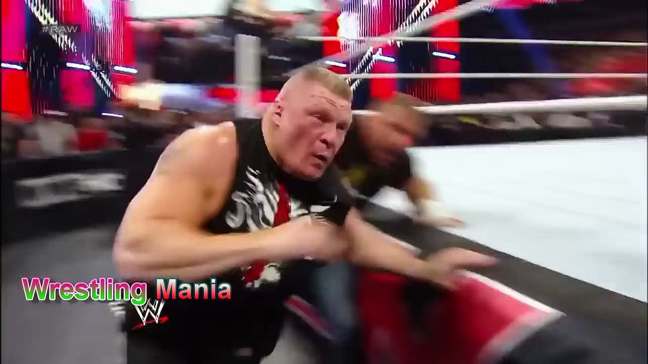 WWE Triple H attacks Brock Lesnar On Raw See What Happened