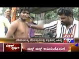 Stolen temple pooja items - thief beaten in Bengaluru