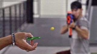 Fidget Spinner Trick Shots - Dude Perfect