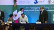 Debatir la crisis en Venezuela no es intervención: OEA
