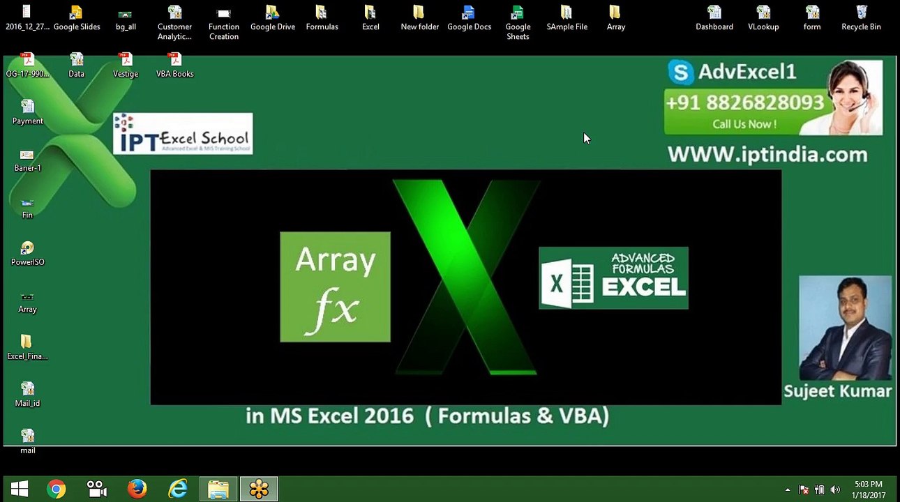 Introdunction of Array Formulas - Ctrl + Shift + Enter - Mastery of Array Formulas