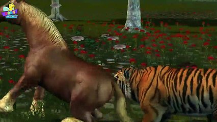 Finger Family 3D _ Tiger Finger Family _ Animal cartoons Finger Family Nursery Rhym