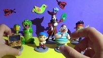 Unboxing Disney figurine playset Jake in the Never Land Pirates Treasure Chest-A