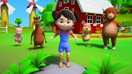 Old MacDonald had a farm _ Nursery rhymes _ 3D rhymes _ Children song (5)