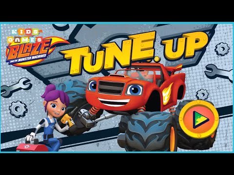 Nickelodeon Games to play online 2017 ♫Blaze monster machine Tune up♫ Kids Games