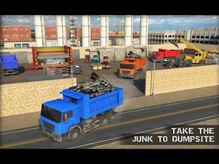 Car Games 2017 ♫ Dump Truck Crusher Junkyard ♫ Kids Games