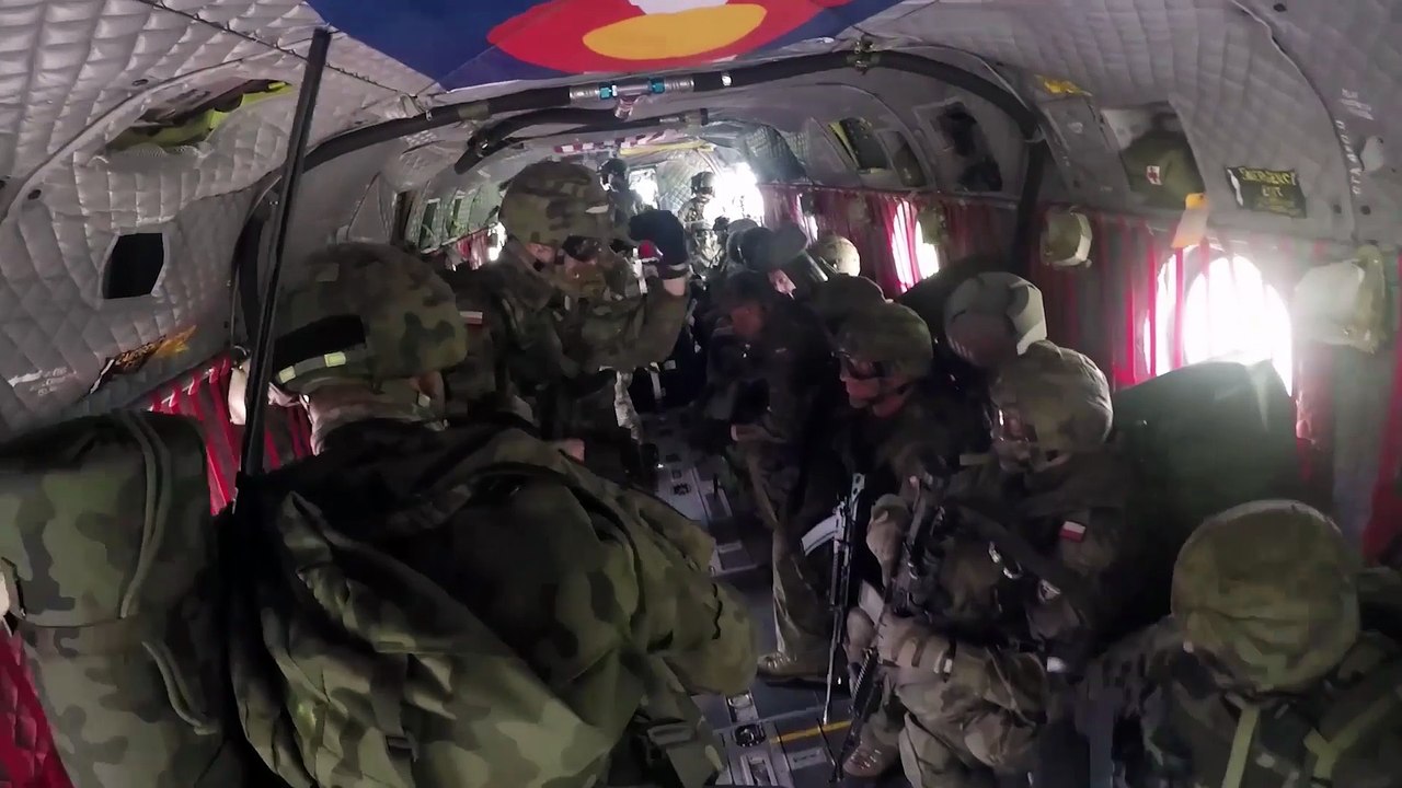 British and Polish Forces Rapid Insertion Training