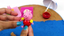 Play Doh Peppa Pig Holiday Toy English episode At The Beach ep  cartoon inspired-pR