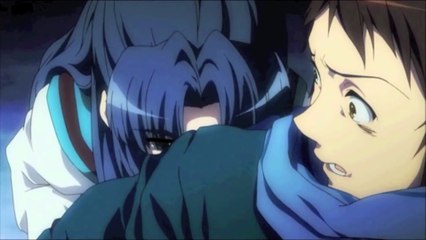 Ryoko Asakura stabs Kyon