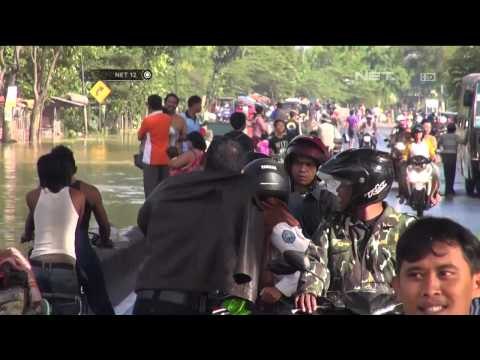 Banjir Akibatkan Jalur Pantura Terputus - NET12