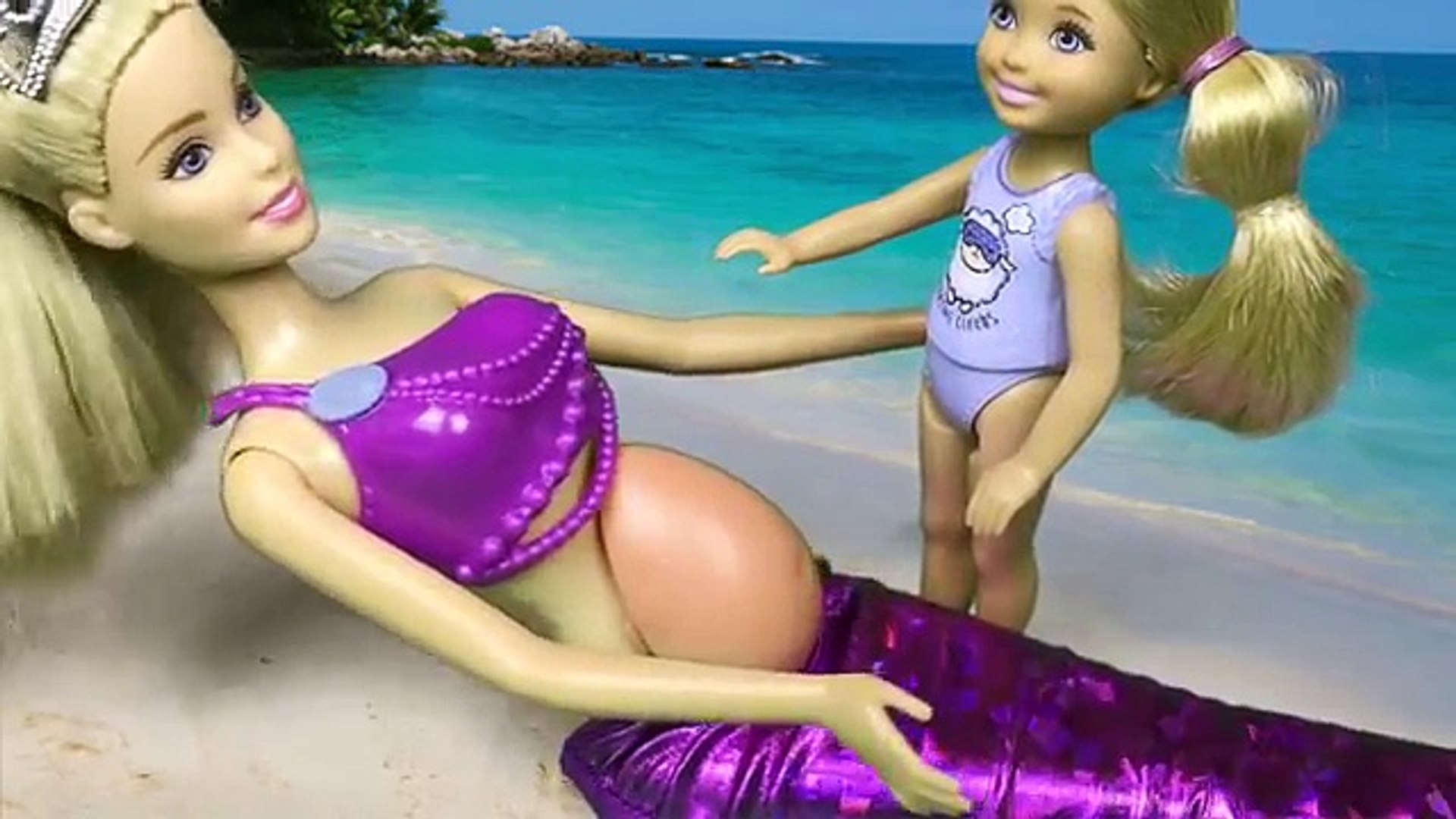 Nacimiento Dar Ayuda Sirena embarazada Chelsea barbie - Vidéo Dailymotion