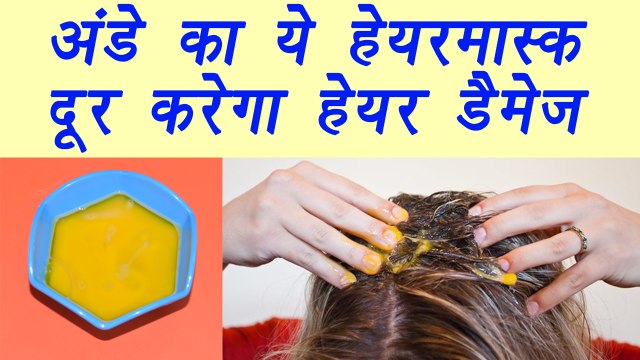 Egg Hair Mask for Damaged hair | DIY | अंडे का ये हेयरमास्क दूर करेगा हेयर डैमेज | BoldSky