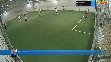 But de manu (1-1) - les Gars Lactics Vs Optique Lebrun - 19/06/17 21:00 - Ligue 2