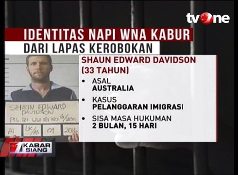 Identitas 4 Napi Asing yang Kabur dari Lapas Kerobokan