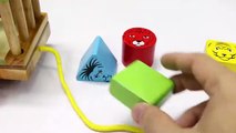 Learn Colors and Shapes with Animals Wooden Toys for