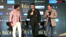 IIFA Press Conference | Funny moments of Varun Dhawan, Karan Johar, Saif Ali Khan | FilmiBeat