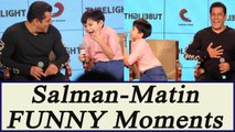 Salman Khan, Matin Rey Tangu HILARIOUS Moments; Watch Video | FilmiBeat