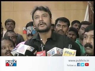 Cauvery water row:  Challenging Star Darshan supports protest in Mandya