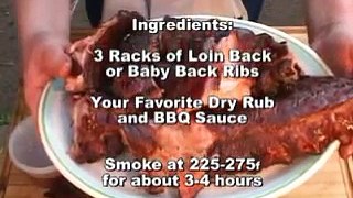 Baby Back Ribs Barbecue by the BBQ Pit Boys