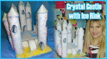 DIY Frozen Castle & Ice Palace - DIY Sugar Grow Crystals   Paper Roll