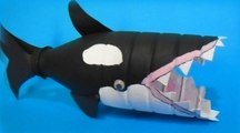 Plastic Bottle Crafts Making A Orca Whale - Recycled DIY