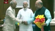 Breaking News : Narendra Modi ji meets the new president of india Rajnath Kovind
