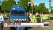 Car rams police van on Paris' Champs Elysees
