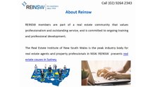 Online Real Estate Courses In Sydney Real Estate Institute Of New South Wales
