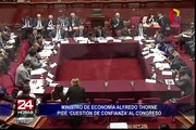 Alfredo Thorne: pedido de cuestión de confianza generó diversas reacciones en el Congreso