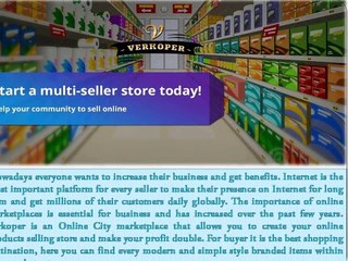 Verkoper - Create Online Selling Store in India