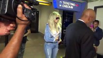 350.Khloe Kardashian Dodges Lamar Questions, Strips Down At LAX