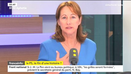 Ségolène Royal : L'avenir de l'appareil du Parti socialiste 'm'indiffère"