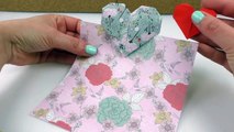 Süßes Herz falten _ DIY Idee für Kinder _ Basteln für die Lieben _ Valentinstags