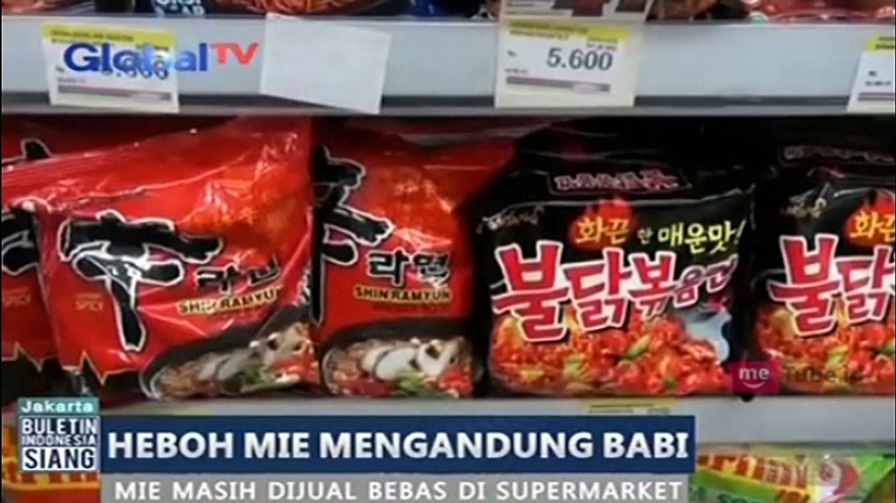 Mie Instan Korea Mengandung Babi