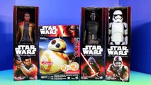 My Collection of 10 Star Wars: The Force Awakens Figures - Kylo Ren, Rey, Finn, BB8, Poe D