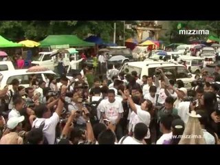 ေထာင္ဒဏ္ ၁၀ ႏွစ္ ခ်ခံရသည့္ သတင္းသမားမ်ားအတြက္ ဆႏၵေဖာ္ထုတ္ပြဲႏွင့္ ဆုေတာင္းပဲြျပဳလုပ္