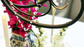 NEW! DIY   How To Add Crystal To Your Existing Chandelier