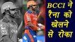 Suresh Raina and other players blocked by BCCI for TNPL