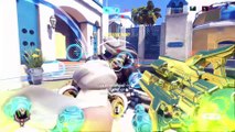 Overwatch: Orisa does her best Tracer impression.