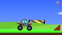Monster Trucks _ Zebra Trucks _ Car And Truck-Flkj