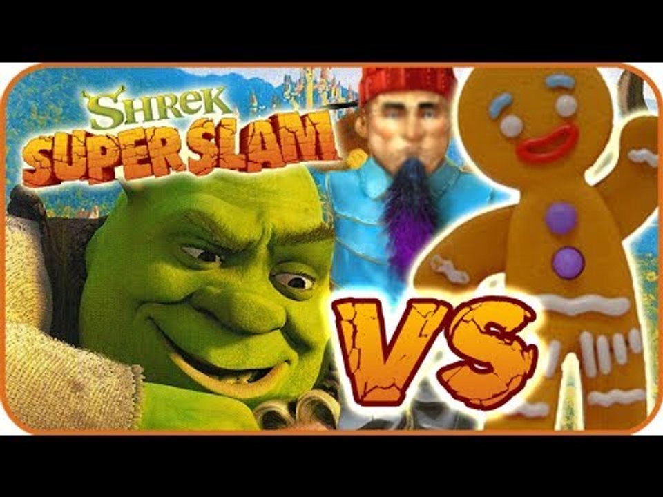 Shrek Super Slam Game Part 3 (Gamecube, PC, PS2, XBOX) Gingerbread Man VS G-Nome