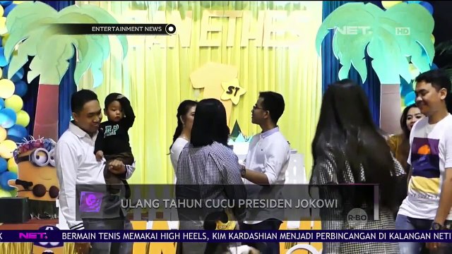 Meriahnya Perayaan Ulang Tahun Cucu Pertama Presiden Jokowi