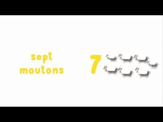 Apprendre à compter - Le chiffre 7 avec Pinpin et Lili