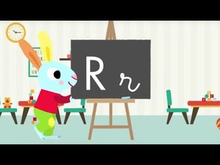 Les lettres de l'alphabet - Apprendre à écrire le R avec Pinpin et Lili