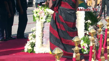 STRONG-WILLED WIFE READS STEADY TRIBUTE TO MAJOR MAXWELL ADAM MAHAMA