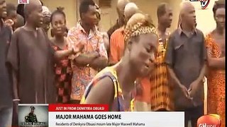 VIDEO- Watch what Denkyira-Boase Women did during Major Mahama's funeral