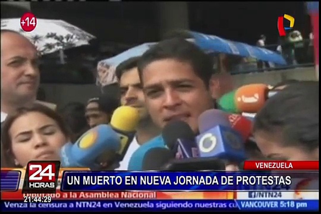 Venezuela: menor es asesinado de un disparo durante protesta contra Maduro