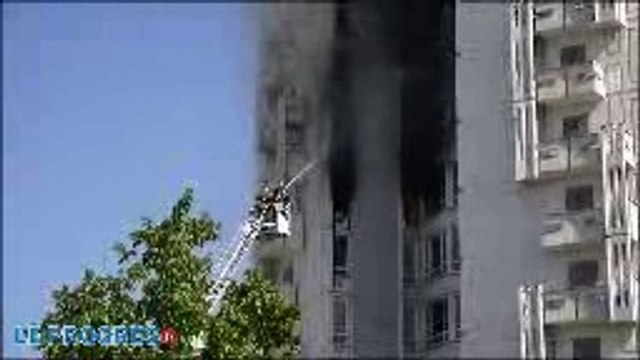 Lyon: le foyer Adoma de Debourg ravagé par les flammes